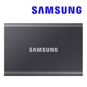 삼성전자 포터블 SSD T7 USB 3.2 Gen2 2TB MU-PC2T0T/WW MU-PC2T0H/WW MU-PC2T0R/WW 외장 SSD 하드디스크, 타이탄그레이