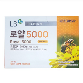 마니스 로얄5000 마시는 프리미엄 고함량 로열제리 부모님 선물 25ml x 30병, 1개, 750ml