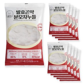 마틴조 발효 곤약 분모자누들 22kcal 200g, 10개