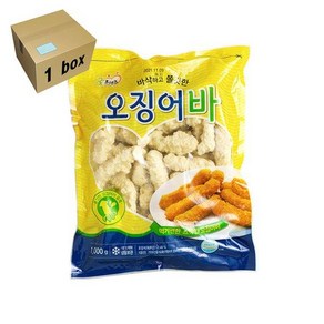 [기타]굿프랜즈 오징어바 1box (1kg x10), 10개, 1kg