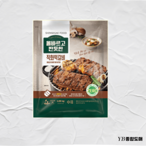 올바르고반듯한 직화떡갈비 아이반찬 1 080g, 1개, 80g