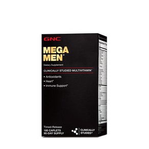 GNC 지엔시 2병 메가맨 Mega Men Multivitamin 180정