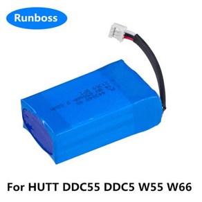 HUTT DDC55 DDC5 W55 W66 용 창문 청소 로봇 유리 세척 진공 청소기 물 스프레이 전기 창문 세척 부품 배터리