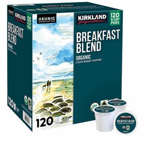 커클랜드 큐리그 캡슐커피 120개입 대용량 / Kikland Signatue Coffee K-Cup Pod 120ct, 브렉퍼스트, 1개