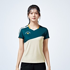 여성 스포츠 기능성 반팔 라운드 그래픽 티셔츠 운동복 상의 탁구 배드민턴 Tennis 요가 필라테스 스쿼시 볼링 러닝 등산 캠핑 조깅 6009