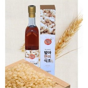 감익는마을 천연식초 발아 현미식초 500ml 항아리3년숙성 국산재료100% 발효식초, 천연감식초 500ml 2병, 2개