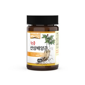 매일건강 천종 산삼배양근 100% 분말 (스푼포함) 원기회복 천종산삼, 1개, 60g