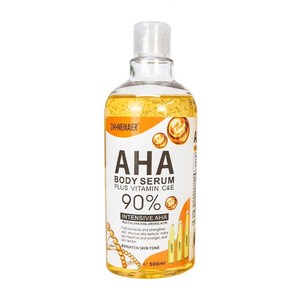 AHA body seum 500ml AHA 바디 세럼 500ml 각질 제거 피부 미백 각질 제거 새로운 피부 미백 90% 세럼 화이트닝, 1개