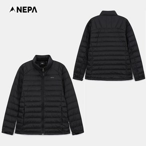 네파_NEPA_여성 간절기 시즌 다양한 착장에 적합한 스타일 양쪽 핸드 포켓에 지퍼를 적용하여 안전하게 소지품 수납 가능한 라이트 스탠드 칼라 경량 다운 자켓