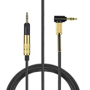 HD598/599/HD558/HD518 헤드폰 코드 용 2.5mm ~ 3.5mm 브레이드 헤드셋 케이블, 1개