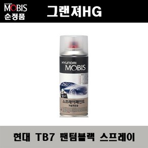 순정품 현대 그랜져HG TB7 팬텀블랙 스프레이 자동차 차량용 도색 카페인트