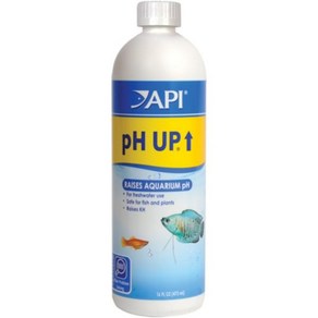 API 어항 수조 물갈이 수질개선제 pH UP 담수 수족관 물 상승 용액 16온스 병 Q1616511, 1개, 473ml