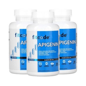 fitcode Apigenin 아피제닌 50mg 30캡슐 3개 카모마일추출물 아피게닌, 알약/캡슐