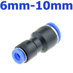 공기 피팅 공압 10MM 8MM 6MM 12MM 4MM 16MM OD 호스 튜브 원터치 푸시 스트레이트 가스 피팅 플라스틱 퀵 커넥터, 610MM, 1개