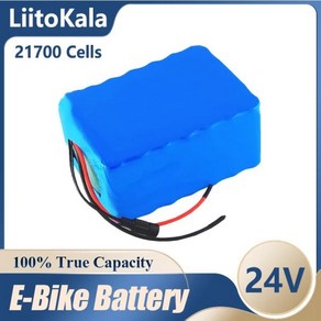 LiitoKaLa 휠체어 전기 자전거용 리튬 이온 배터리 팩 24V 10Ah 15Ah 20Ah 30Ah 25Ah 21700 6S 250W 25.2V, 01 25.2V10Ah-6S2P, 1개입