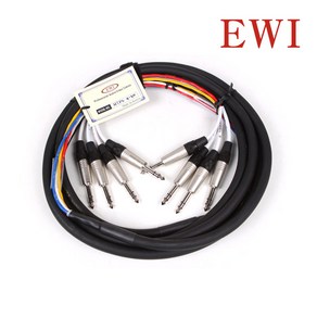 EWI MTFM 4 라인형 멀티 스네이크 케이블, MTPS-4-10M, 혼합색상