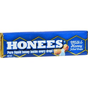 Honees Milk & Honey filled dops Ba 1.5 OZ 허니스 밀크 앤 허니 필드 드롭 바 1.5온스, 42g, 1개