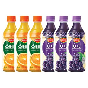 델몬트 오렌지 포도 2가지맛 400ml x 6개, 1개