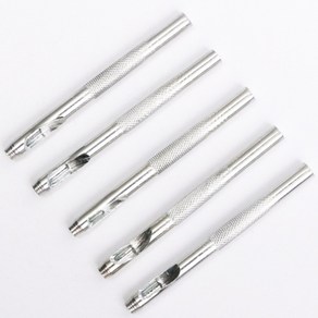 가죽 공예 타공 원형 구멍 홀 펀치 펀칭 펀칭기 4종, 4.0mm, 1개