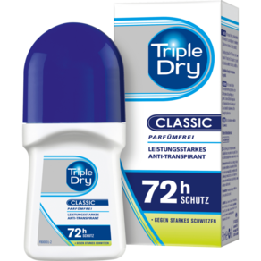 트리플 드라이 Tiple Dy 데오드란트 롤온 72h 50ml, 1개