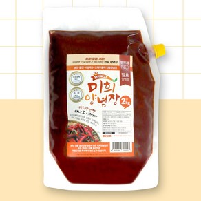 냉면 쫄면 비빔국수 만능양념장 생선조림 미희양념장, 1kg 보통맛, 1개, 1kg