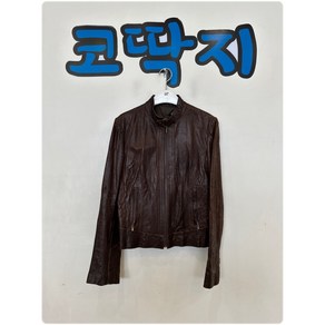 여05690 양가죽 브라운 자켓 점퍼 재킷 중고구제 코딱지구제