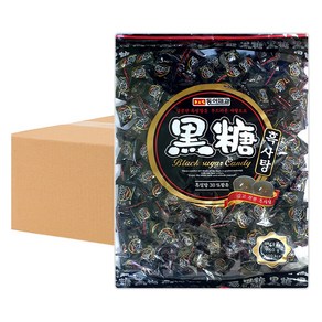 흑설탕맛사탕 흑사탕 (750g x 8봉) 1box, 750g, 8개