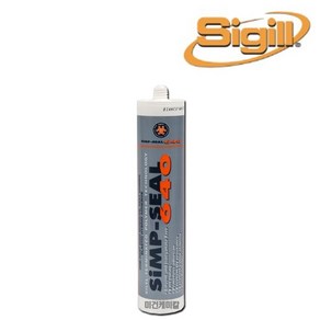 씨질 sigill 수중 실리콘 심프씰 640 수중 접착제 카트리지 290ml, 1개