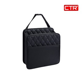 CTR 차량용 휴지통 자동차 쓰레기통 다용도 수납함 -멀티, 1개, 블랙(혼합)