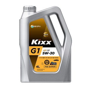 KIXX G1 SP 5W30 합성 가솔린 LPG 엔진오일, 7L, 1개