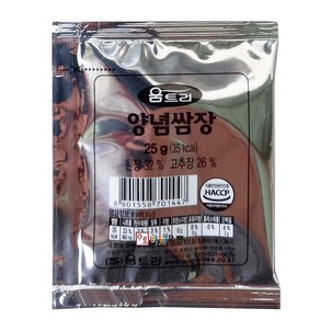 움트리/양념쌈장 25g x350개 박스, 8750g, 1개