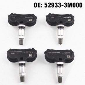 차량용 타이어공기압센서 TPMS센서 4PCS 자동차 타이어 압력 모니터 센서 TPMS 529333M000 현대 C그린 센 테니얼 Elanta 에쿠스 창세기 I40 ix35 투손, 4개