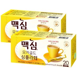 동서 맥심 모카골드 심플라떼 40T (20개입x2개), 2개, 20개입, 210g