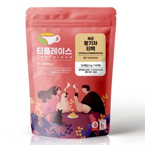 티플레이스 국산 볶은 황기차 삼각티백, 1개, 50개입, 1g