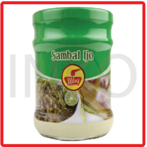 Uleg Sambal Ijo 190g x2 botol 울렉 삼발소스 이조 190g x 2병