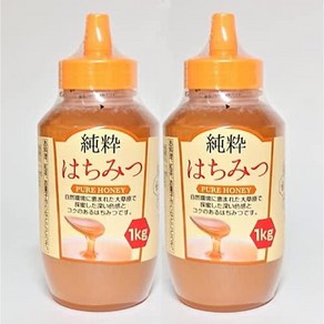 Sanyo Tsusho 일본직구 2병 산요무역 퓨어허니 1kg 2개 세트, 사이즈