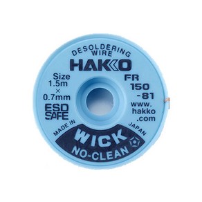 HAKKO [하코 정품] SOLDER WICK FR150-81/82/83/84/85/86 납흡취선, FR150-82(1.0mm), 1개