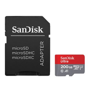 샌디스크 울트라 microSD 200GB + SD어댑터 포함