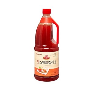 쉐프원 대상 핫스위트 칠리소스 2.1Kg 스위트칠리 식당 업소용 드레싱, 6개