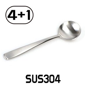 루아르 스텐 디저트 빙수 스푼, 티라미 스푼(스텐SUS304), 5개