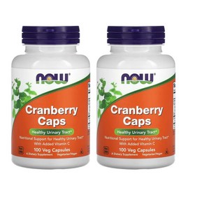 나우푸드 크랜베리 캡슐 베지캡슐 100개입 Now Foods Canbey Caps, 100정, 2개