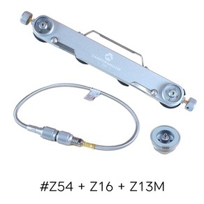 딩동케이알 캠핑문 부탄가스 스테이션 4구 분배기 Z54, 1세트, (실버)Z54+Z16+Z13M
