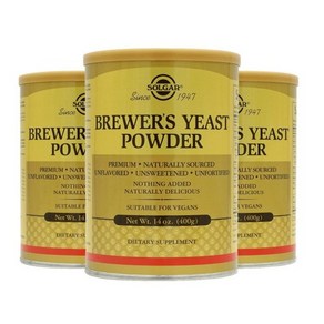 솔가 맥주효모 분말 파우더 가루 Bewes Yeast 글루타믹애씨드 400g x 3개