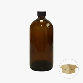 KW922 500ml 1박스 20병 더치커피 콜드브루 유리병, 블랙캡, 20개