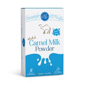 Aadvik Feeze Died Camel Milk Powde  Pastue G Aadvik 동결 건조 낙타 분유  방목된 목초지  순수하고 자연스러운  전체 A등, 1개, 19g