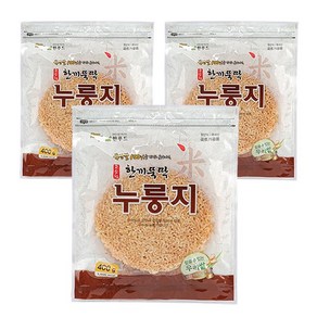 한푸드 한끼뚝딱누룽지 400g, 3개