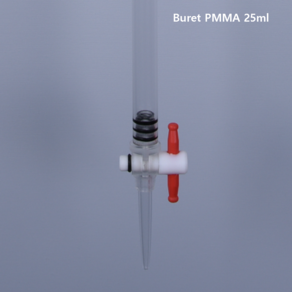 PMMA 플라스틱 뷰렛 Buet PMMA 25ml B13-503-001, 1개