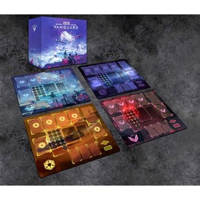 뱅가드 보드게임 패드 ISS Vanguad playmat, 뱅가드 개인판 소형 36 X30 (총 4매), 1개