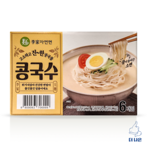 이가자연면 콩국수, 160g, 6개