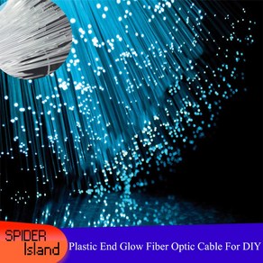 0.25mm/ 0.5mm/ 0.75mm Roll Plastic End Glow Fibe Optic Cable Fo Sta Sky DIY LED Light, 0.25mm, 1개